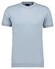 Ragman Uni Round Neck Pima Cotton with Cuffs T-Shirt Silver