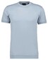 Ragman Uni Round Neck Pima Cotton with Cuffs T-Shirt Silver