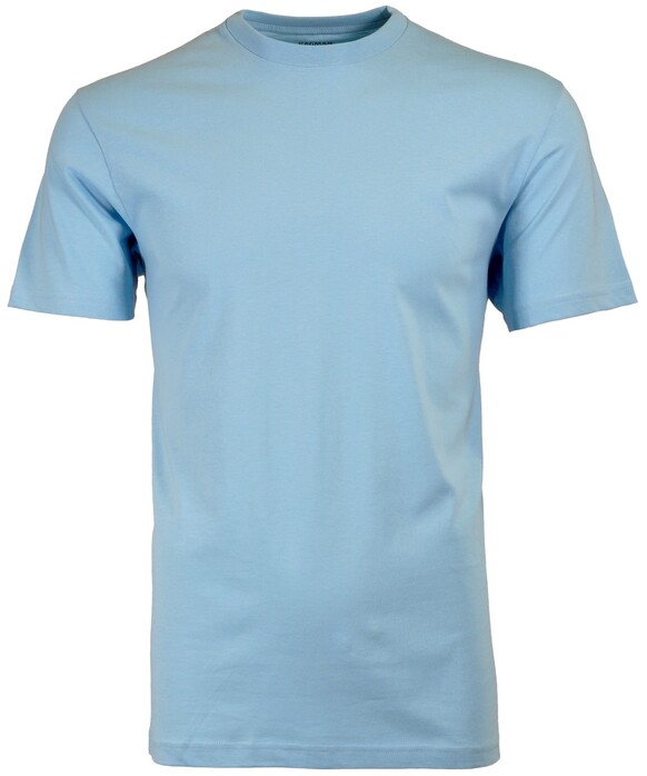 Ragman Uni Round Neck Single Jersey T-Shirt Midden Blauw