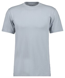 Ragman Uni Round Neck Single Jersey T-Shirt Silver