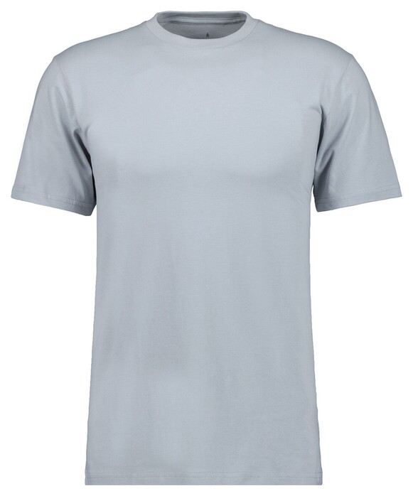 Ragman Uni Round Neck Single Jersey T-Shirt Silver