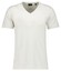 Ragman Uni Solid V-Neck Pima Cotton T-Shirt Ecru