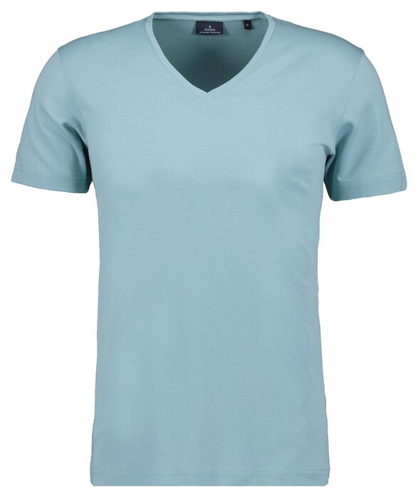 Ragman Uni Solid V-Neck Pima Cotton T-Shirt Mint