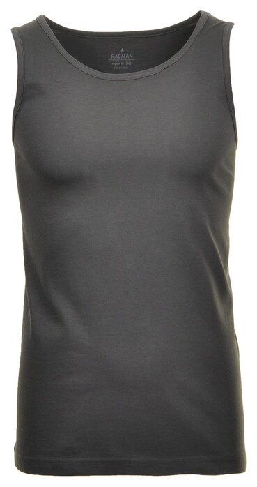 Ragman Uni Tank Top Single Jersey Ondermode Leisteen