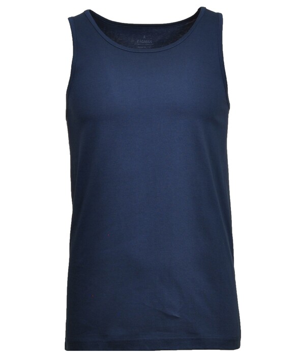 Ragman Uni Tank Top Single Jersey Ondermode Night Blue