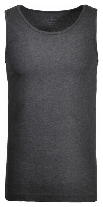 Ragman Uni Tank Top Single Jersey Underwear Anthracite Grey