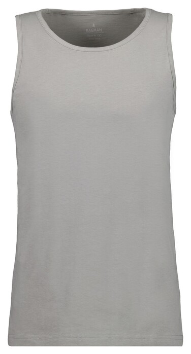 Ragman Uni Tank Top Single Jersey Underwear Greybeige