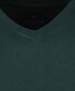 Ragman Uni V-Neck Single Jersey T-Shirt Donker Groen