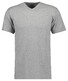 Ragman Uni V-Neck Single Jersey T-Shirt Grijs Melange