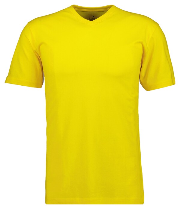 Ragman Uni V-Neck Single Jersey T-Shirt Lemon Yellow