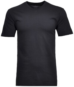Ragman Uni V-Neck Single Jersey T-Shirt Marine