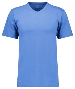 Ragman Uni V-Neck Single Jersey T-Shirt Royal Blue