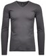 Ragman V-Neck Pima Cotton Luxury Longsleeve T-Shirt Leisteen