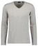 Ragman V-Neck Pima Cotton Luxury Longsleeve T-Shirt Licht Beige