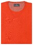Ragman V-Neck Supersoft Cotton Cashmere Knitted Elbow Patches Trui Bright Red