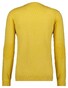 Ragman V-Neck Supersoft Cotton Cashmere Knitted Elbow Patches Trui Lemon Yellow