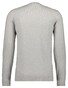 Ragman V-Neck Supersoft Cotton Cashmere Knitted Elbow Patches Trui Licht Grijs Melange