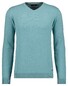 Ragman V-Neck Supersoft Cotton Cashmere Knitted Elbow Patches Trui Mint