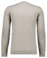 Ragman V-Neck Supersoft Cotton Cashmere Knitted Elbow Patches Trui Taupe