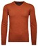 Ragman V-Neck Supersoft Cotton Cashmere Knitted Elbow Patches Trui Terra