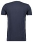 Ragman V-Neck Uni Color Body Fit Cotton Stretch T-Shirt Marine