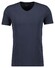 Ragman V-Neck Uni Color Body Fit Cotton Stretch T-Shirt Marine