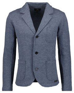 Ragman Wool Cardigan Blazer Grey