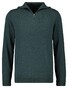 Ragman Zip Collar Knitted Cotton Cashmere Trui Donker Groen Melange
