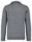 Ragman Zip Collar Knitted Cotton Cashmere Trui Grijs