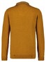 Ragman Zip Collar Knitted Cotton Cashmere Trui Pumpkin