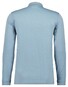 Ragman Zipper Softknit Polo Longsleeve Breast Pocket Mint