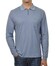 Ragman Zipper Softknit Polo Longsleeve Breast Pocket Poloshirt Pigeon Blue