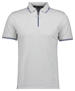 Ragman Zipper Tipping Keep Dry Finish Polo Wit