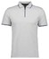 Ragman Zipper Tipping Keep Dry Finish Polo Wit