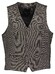 Roy Robson Allover Fine Pattern Texture Gilet Donker Bruin