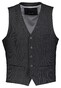 Roy Robson Allover Fine Pattern Texture Gilet Donker Grijs