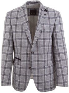 Roy Robson Contrast Check Colbert Midden Blauw