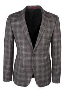 Roy Robson Faux Check Colbert Bruin