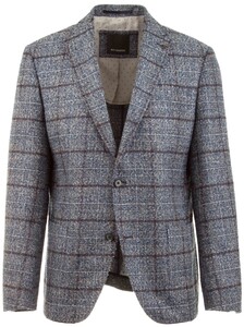 Roy Robson Faux Check Colbert Licht Blauw