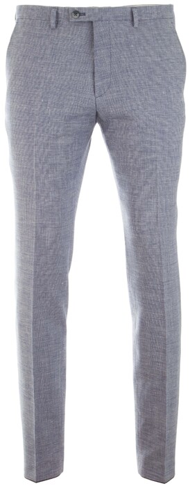 Roy Robson Faux Linen Structure Broek Licht Blauw