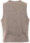 Roy Robson Faux Linen Structure Gilet Zand