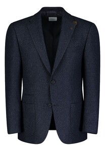 Roy Robson Faux-Uni Wool Blend Colbert Donker Blauw