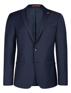 Roy Robson Fine Check Colbert Blauw