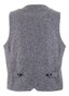 Roy Robson Fine Melange Check Gilet Blauw