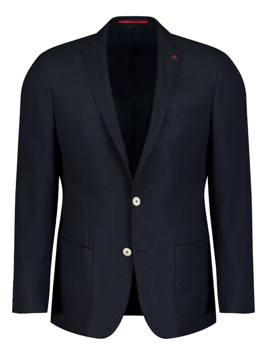 Roy Robson Fine Structure Blazer Colbert Donker Blauw