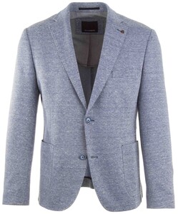 Roy Robson Fine-Structure Piqué Jacket Light Blue