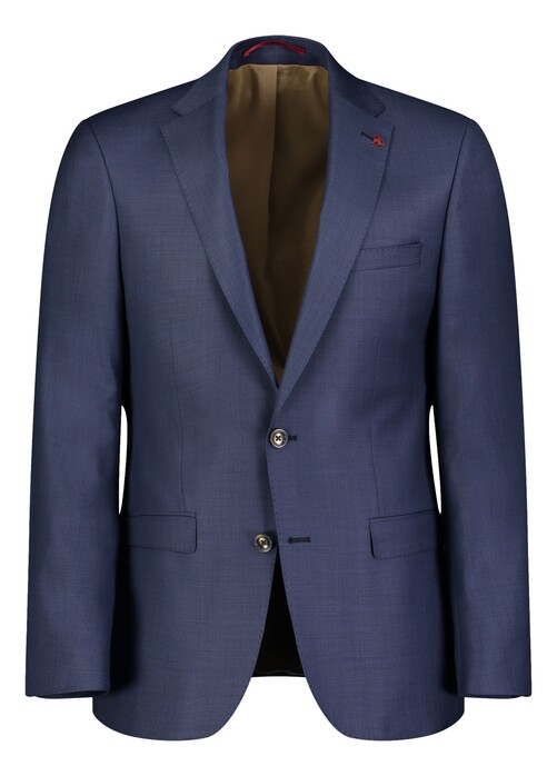 Roy Robson Fine Wool Natural Stretch Colbert Blauw