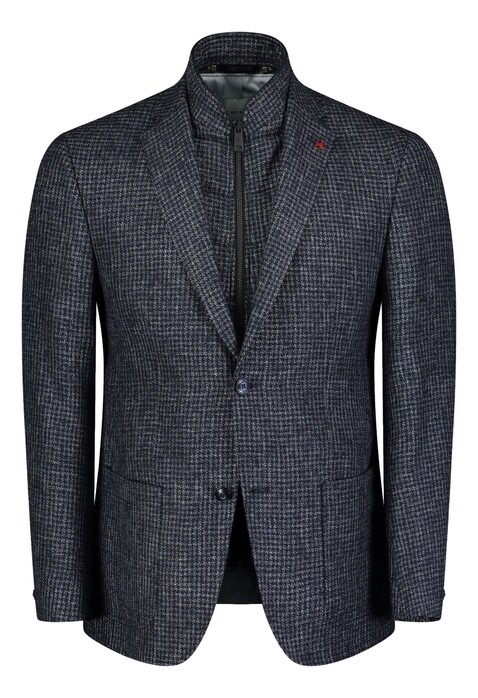 Roy Robson Hybrid Piet-de-Poule Colbert Donker Blauw