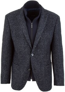 Roy Robson Hybrid Vague Herringbone Colbert Donker Blauw