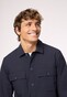 Roy Robson Large Buttons Double Chest Pocket Overshirt Navy